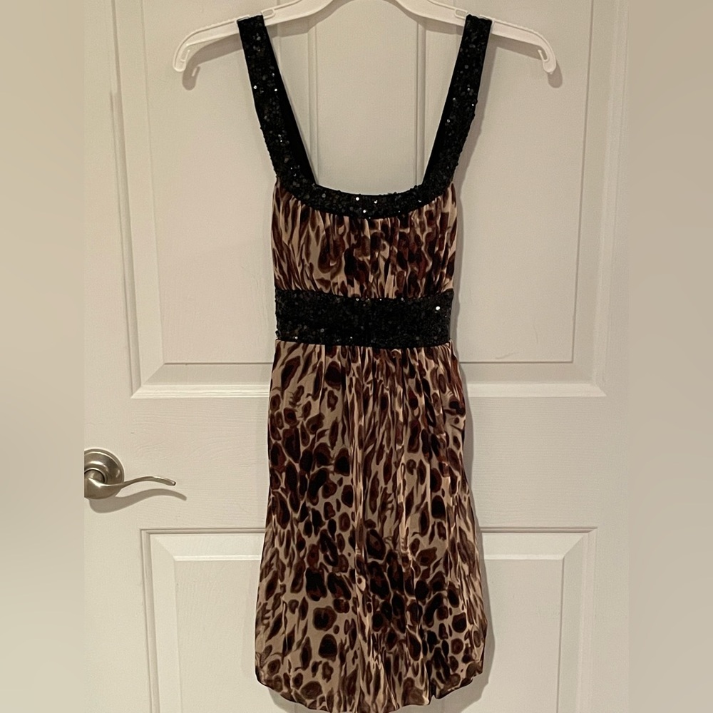 Grass collection Sz small dress sequin accented GUC BL5